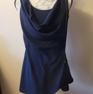 Michael Kors navy blue blouse size M